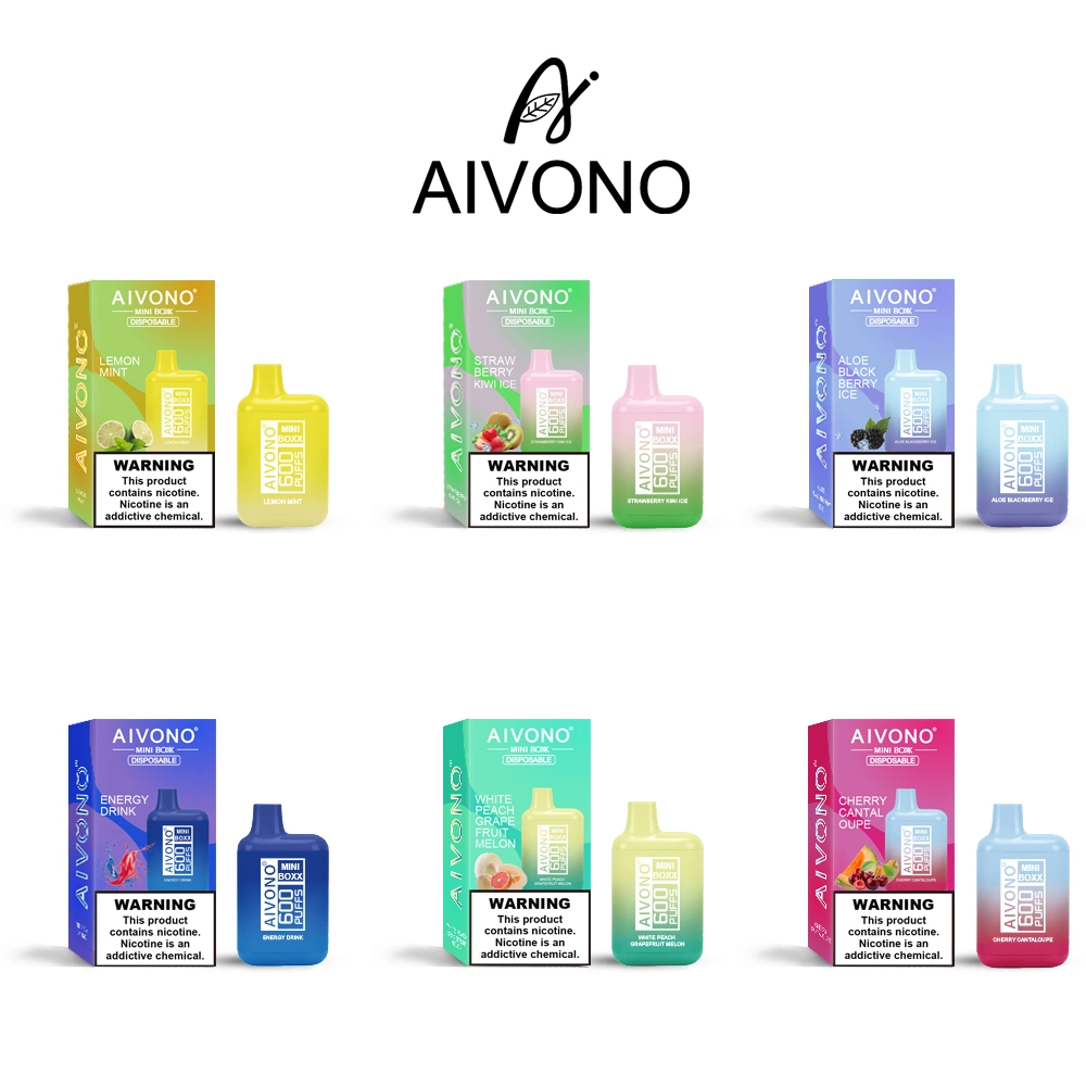 Vape Factory Electronic Vape Aivono AIM-Mini Boxx 600 Puffs 400mAh 2ml E Flüssigkeit Großhandel/Lieferant E Zigarette