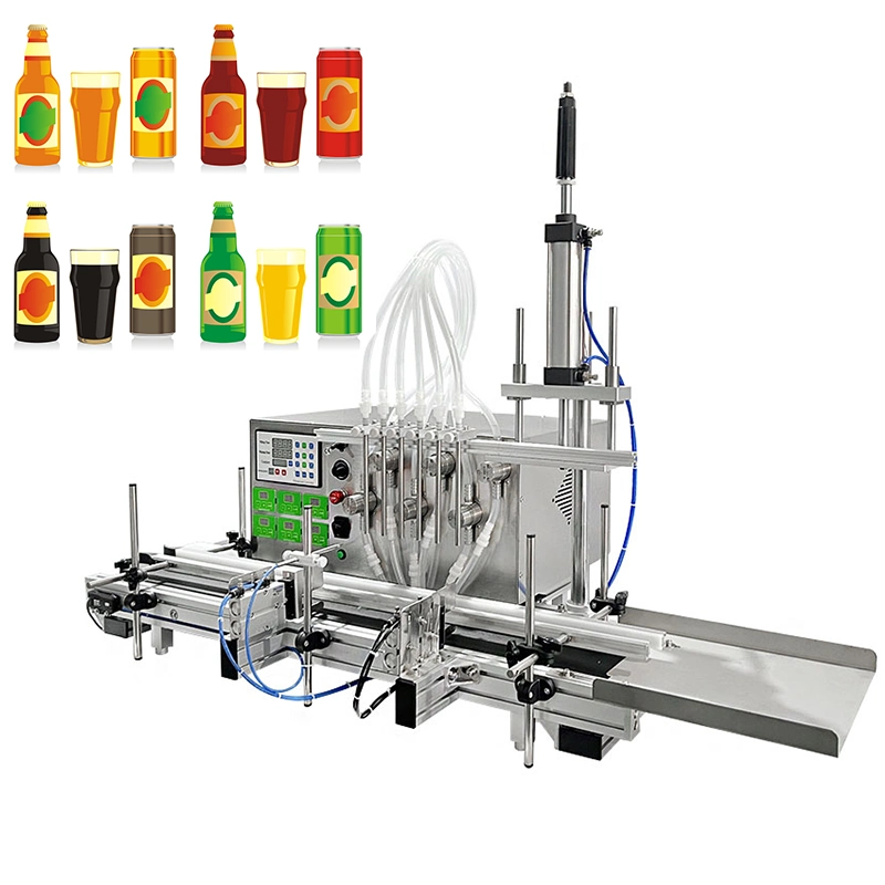 Dovoll Automatische Kolbenpumpe Abfüllmaschine für Lebensmittel kosmetische Getränke Ölcreme Seife Flüssigpaste Produkt Verpackungsmaschinen Maschine Abfüllung Linie