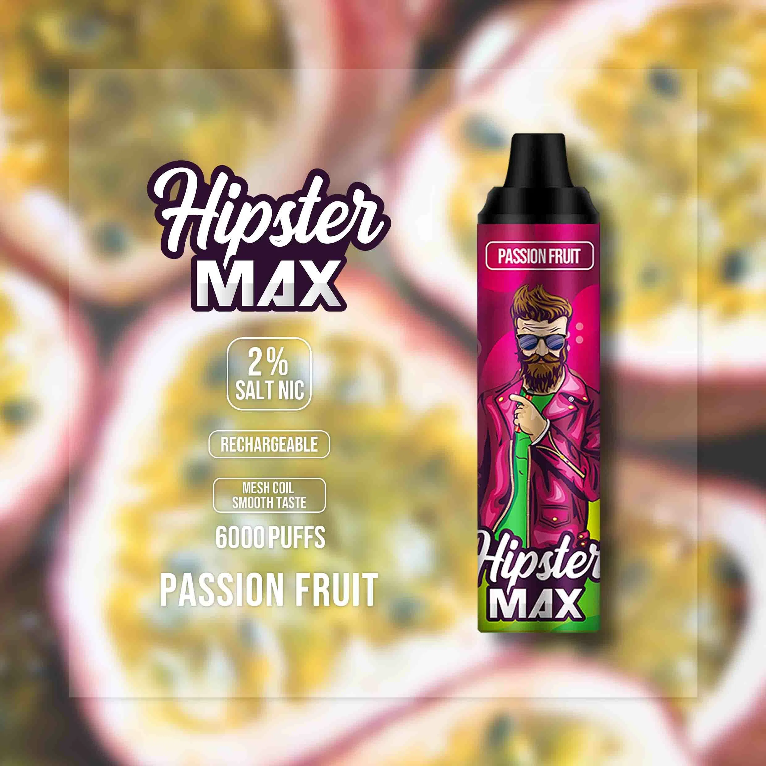 Hipster Max al por mayor desechable VAPE Puff XXL E-Cigarette