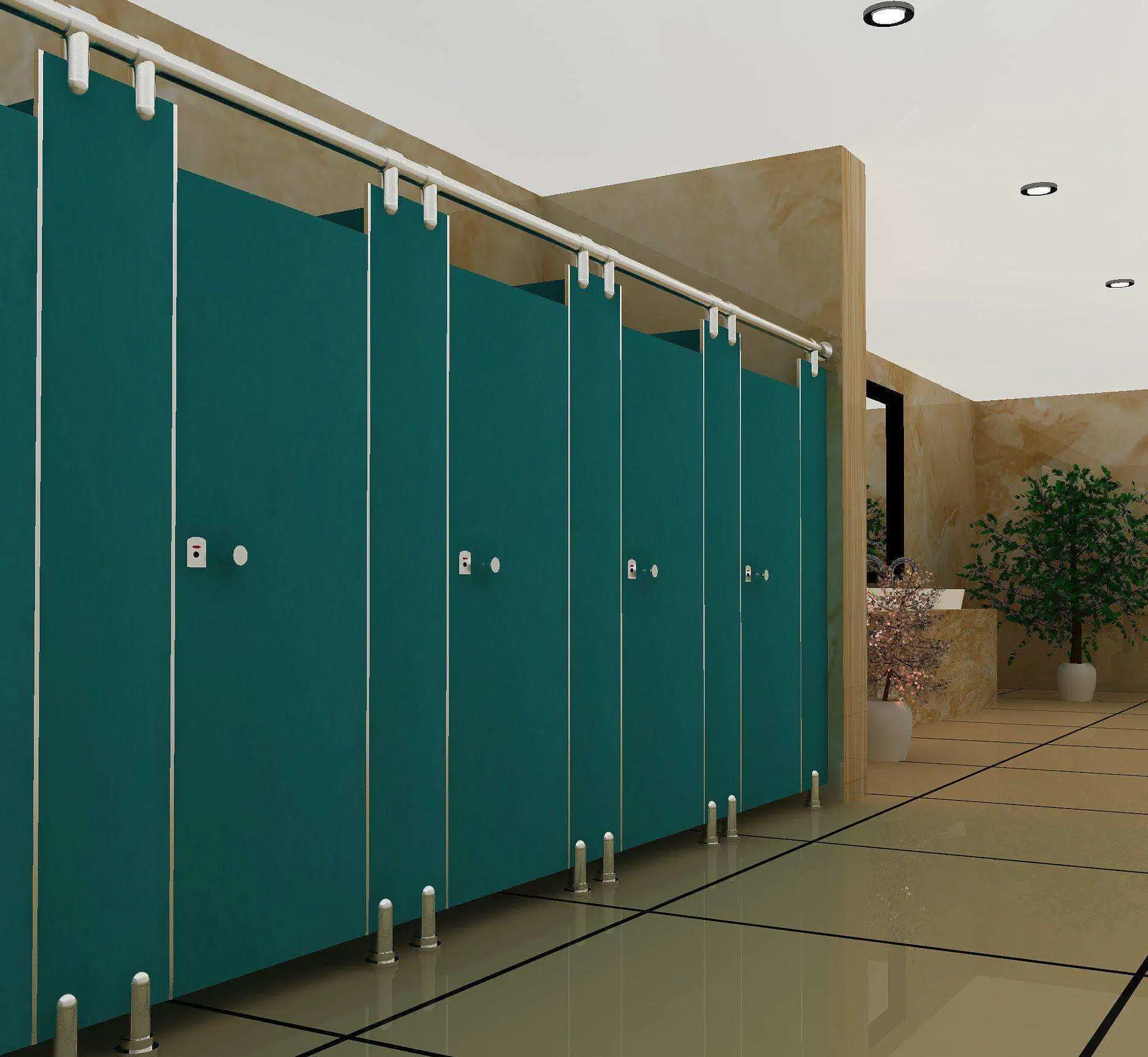 2022 Commercial Bathroom Partition Walls Fireproof Toilet Partition Hardware Scratch Resistant Cheap Partition Wall