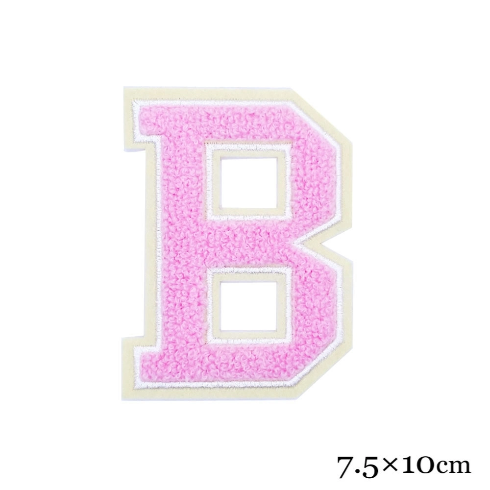 Iron on Custom Logo Towel Chenille Embroidery Letter Patch