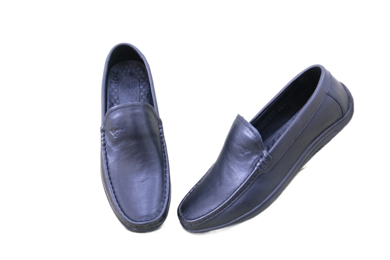 Classic Outdoor Travel Soft Rubber Sole Leather Business hombres Ocio Zapatillas informales