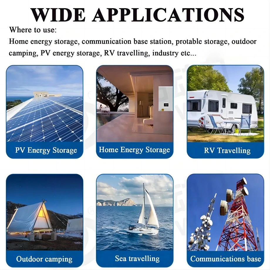 Solar & Wind Inverter 5kw 3kw All in One Solar System off Grid Inverter Battery 48V for Solar System 3072wh