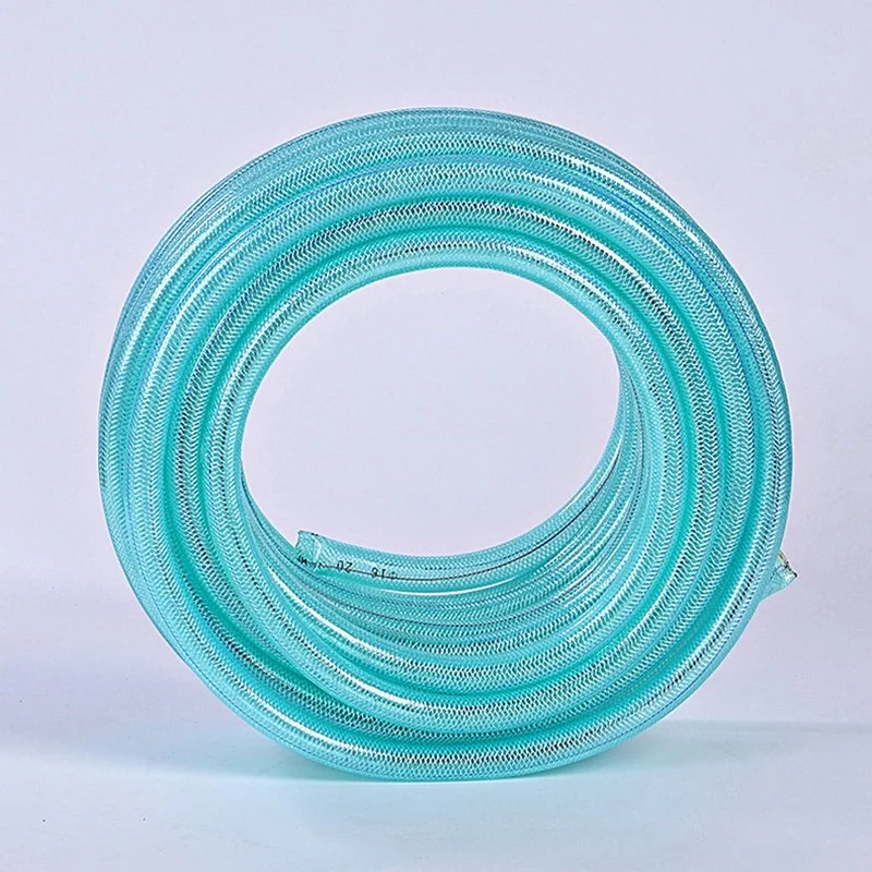 Tecnología de tubo plástico simple de caucho de alta tubería de plástico flexible PVC Manguera de pulverización azul