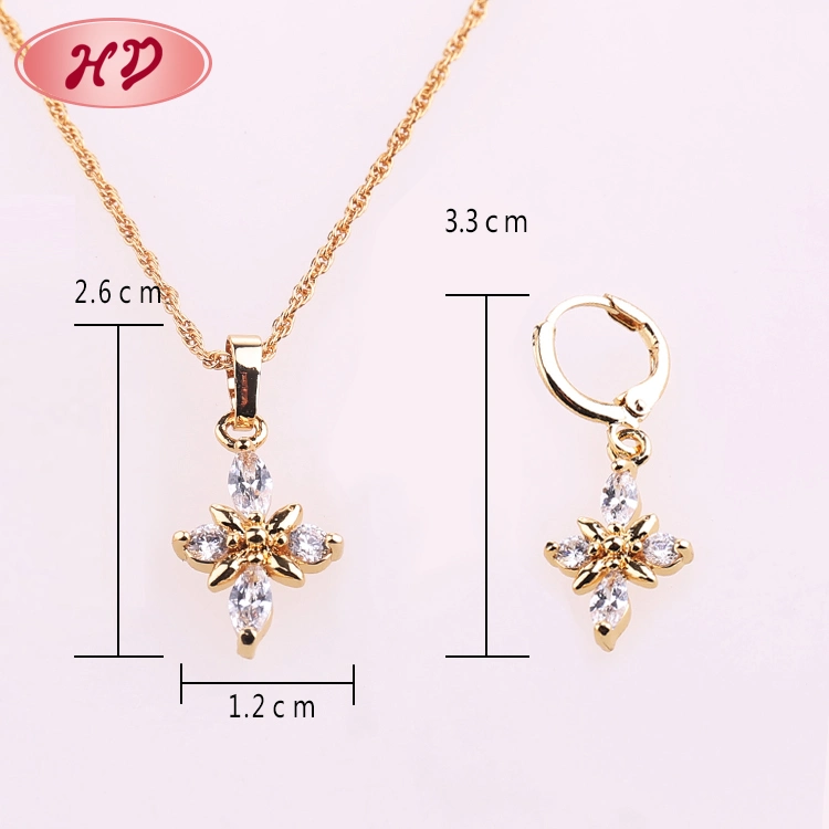 Großhandel neue Mode Zirkon Schmuck Set für Lady