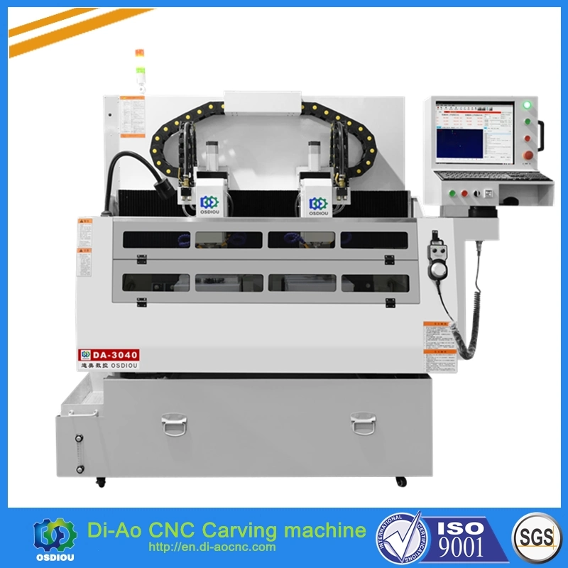 Double Working Table CNC Engraving for Aluminum, Ceramic, Composite Material etc