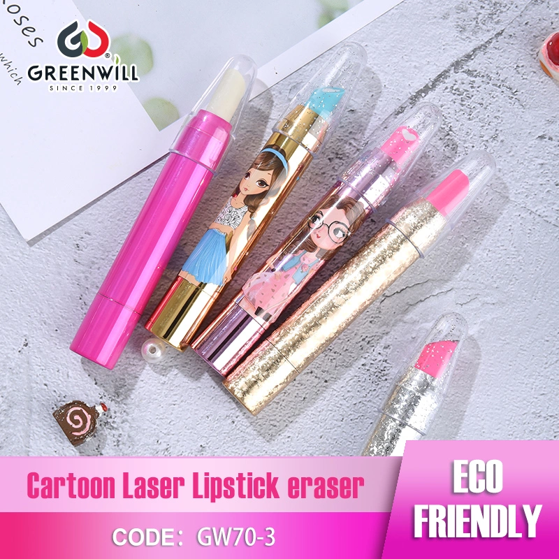 Novedad Gift Stationery Laser Lipstick Eraser (GW70-3)