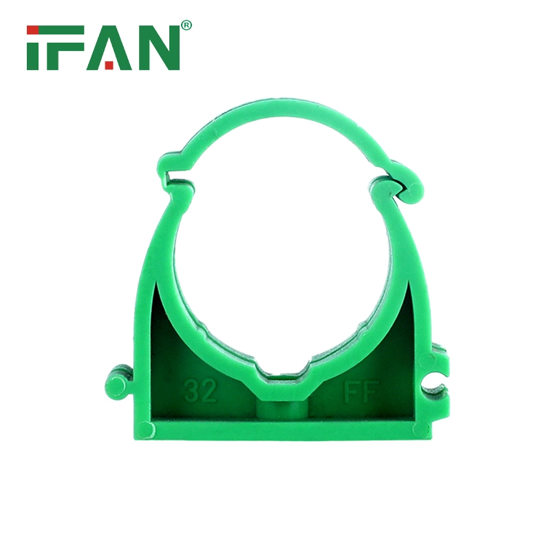 Ifan High quality/High cost performance  Plastic White PPR Pipe Fittings High Pressure Pn25 Pipe Clips