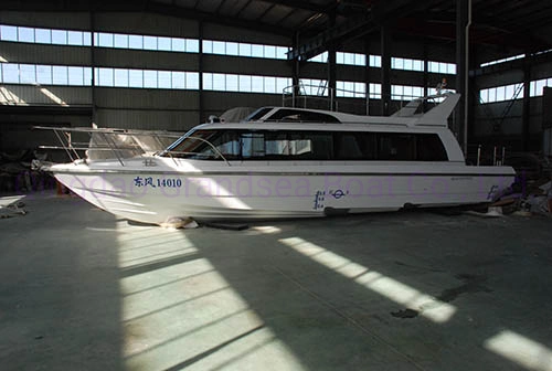 Chinese 13.8m 45FT FRP GRP Motor Passenger Boat for Sale