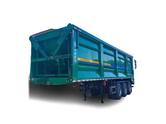 Self Unloading Semi Trailer Used for Transport of Agricultural/Ming Use Like Grains/Corns/Peanuts/Wheat/Coals/Stones/Sands/Minerals/Construction Buildings