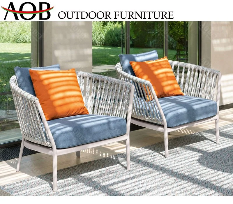 Modern Wholesale/Supplier Garden Outdoor Hotel Patio Resort Home Balcony Terrace Villa Rope Chair Furniture