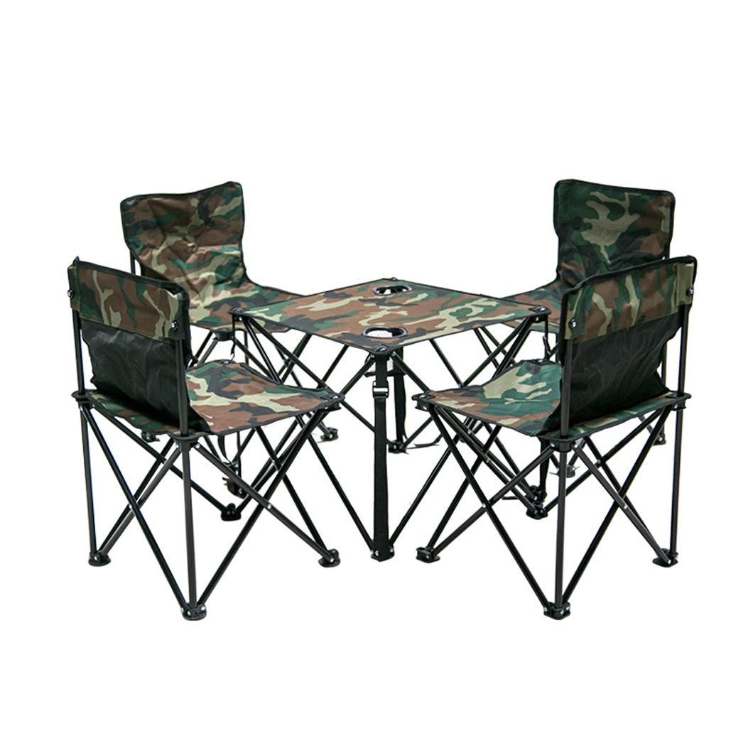 Outdoor Banco Kamp Camping Folding Table and Chairs Set for Garden Beach