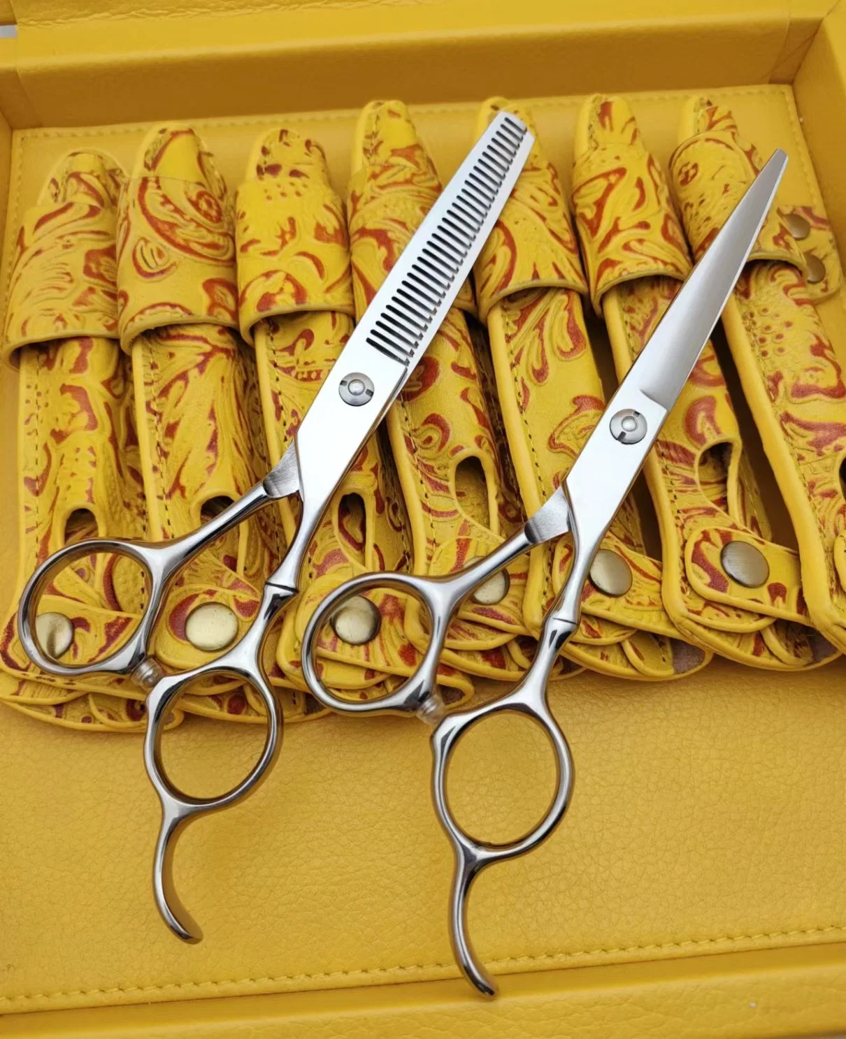 Stainless Steel Hair Scissors Barber Scissors Salon Household Scissors