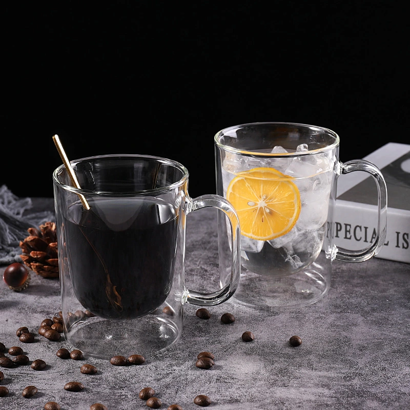 Glas Kaffee Becher Doppelwandig Glas Tassen Pyrex Tassen Kaffee Tasse Glas