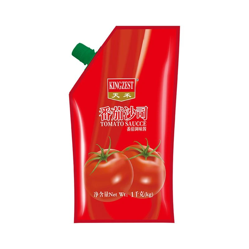Bolsita de Ketchup salsa de tomate salsa de tomate alimentos Bolsa contenedor