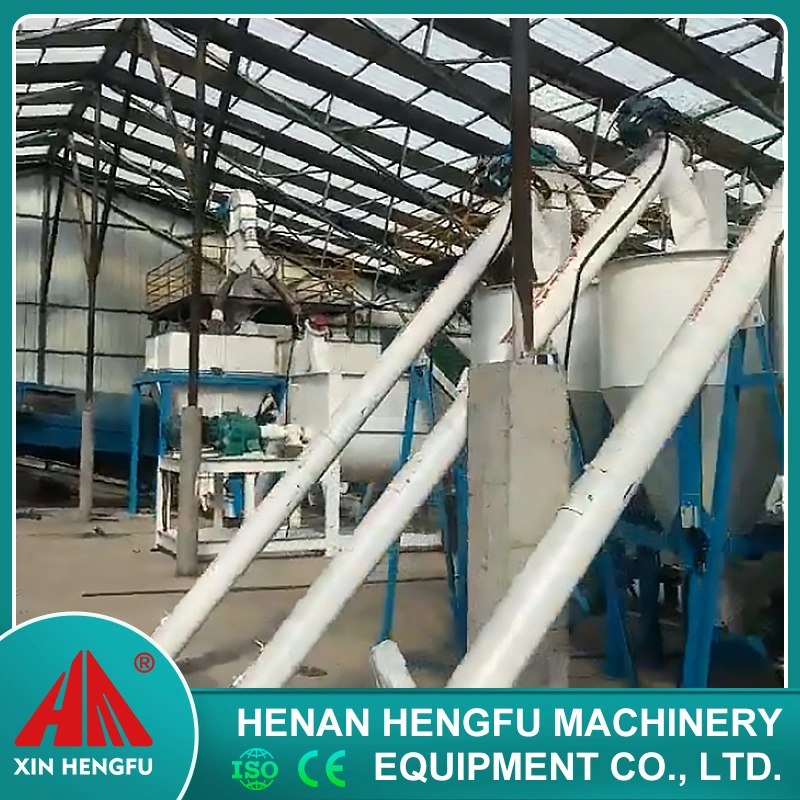 4t/H Poultry and Livestock Feed Mill Equipment with Automatic Material Dosing System