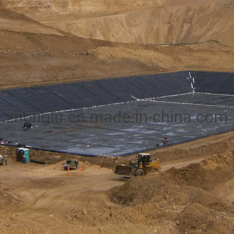 1mm 1.5mm Eco-Friendly HDPE Tailing Tank Smooth Geomembrane Pond Liner