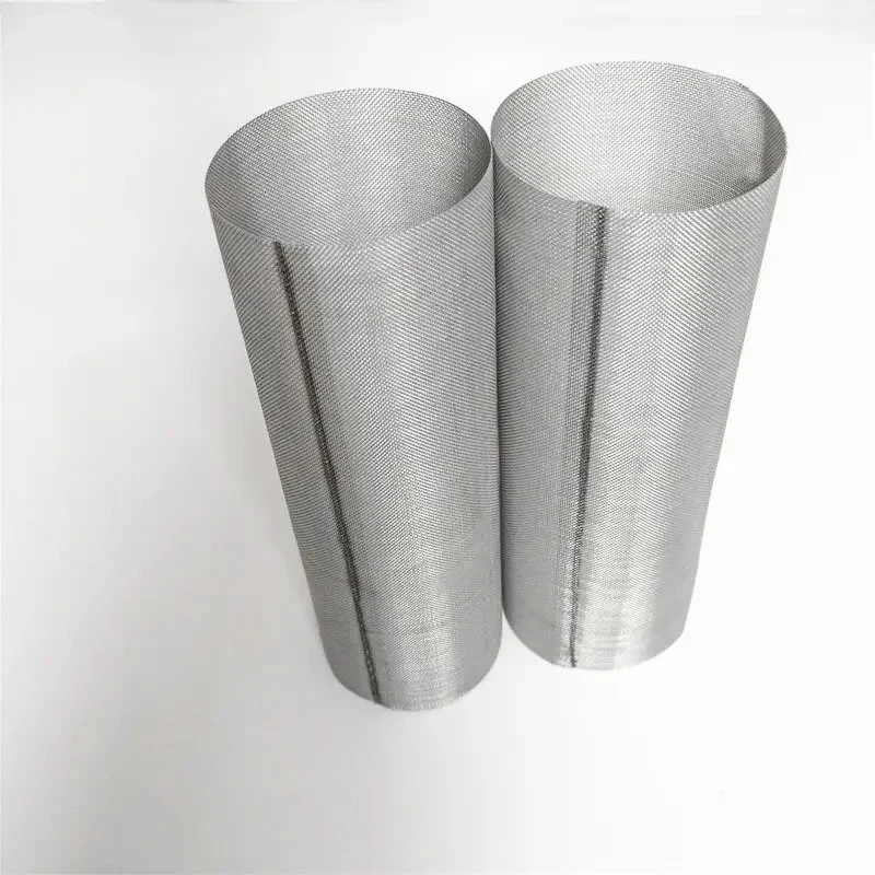 Customized Stainless Steel Woven Wire Mesh Filter Screen Tube