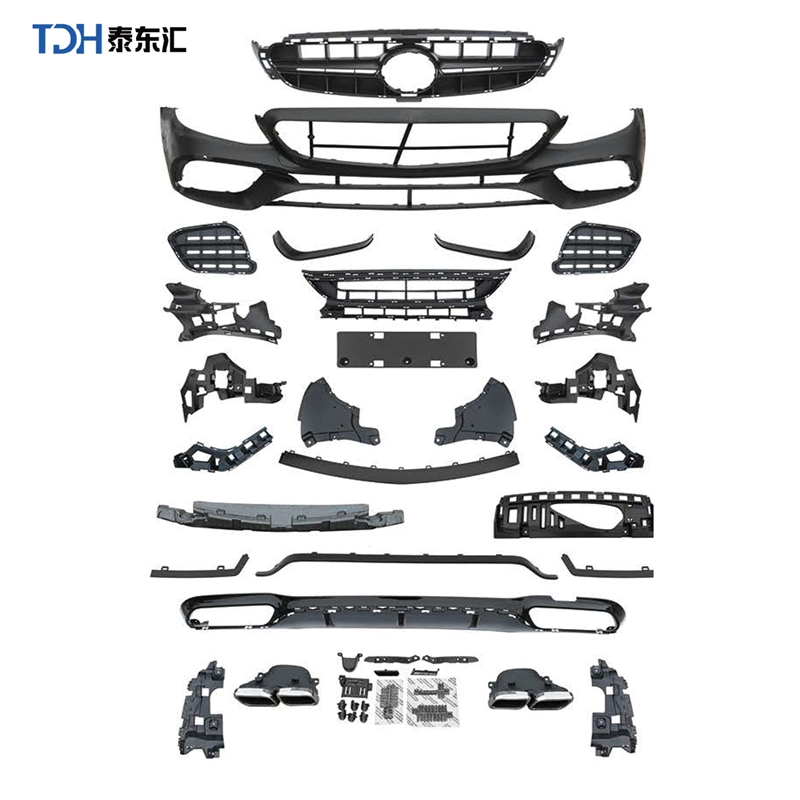 Mercedes Benz Clase E W213 modificado E63s 1:1 Paragolpes Amg Kit de carrocería ancha Amg guardabarros de la parrilla cubierta difusor trasero guardabarros