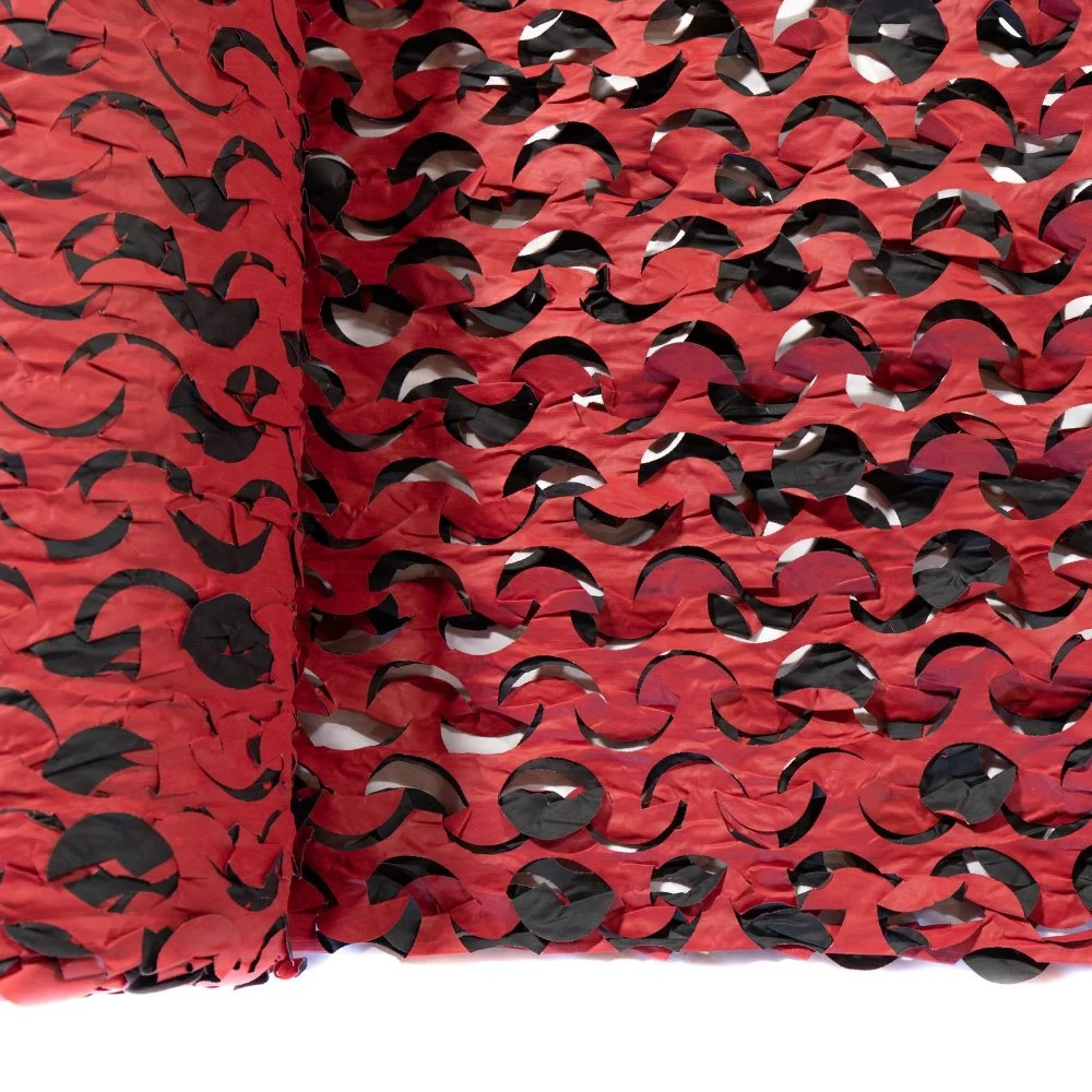 Flame Retardent Red Color Camouflage Net