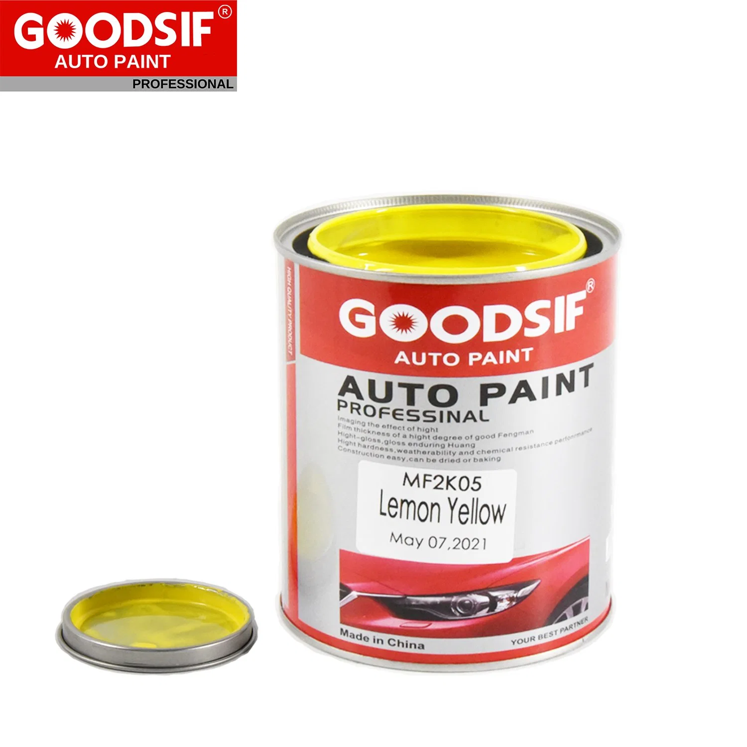 Venta caliente Productos de Pintura para automóviles Goodsif 1K 2K mezcla de toner Base fábrica Precio Auto Body Shop Refine Automotive Paint