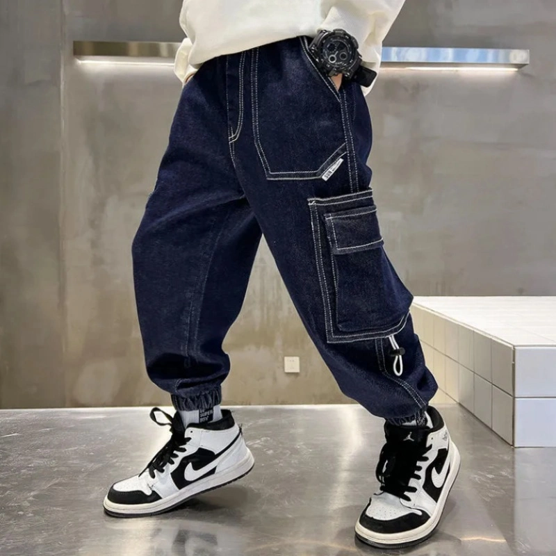 Casual Comfort Boys' Everyday Denim Pants and Sweater
