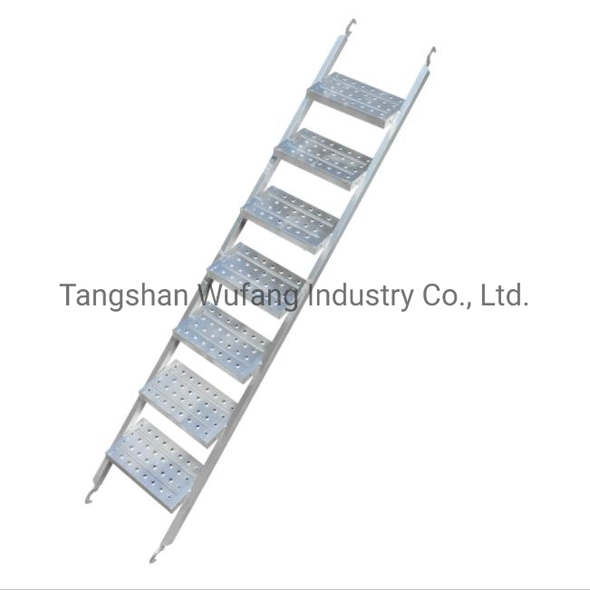 Galvanzied Steel Staircase Scaffolding Stair with Handrail