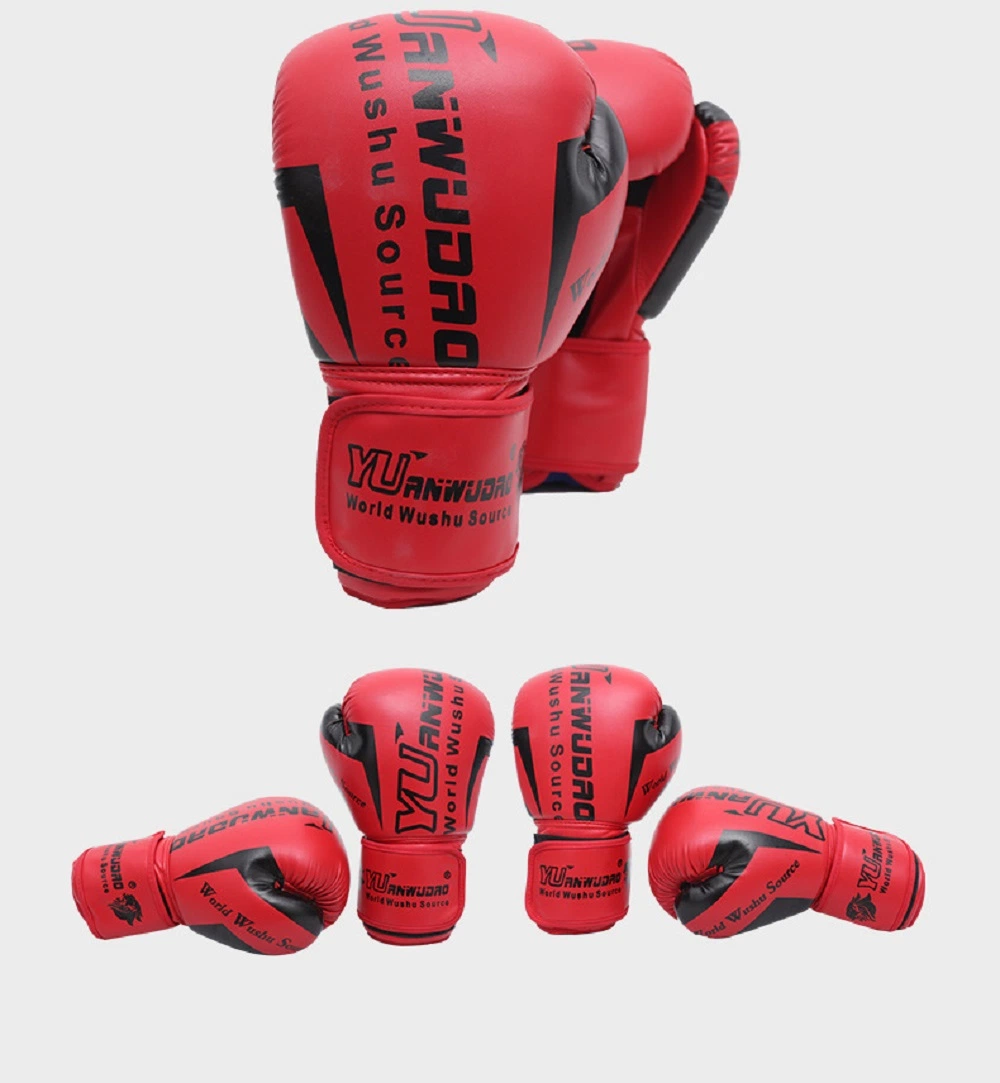 Guantes de boxeo para niños Guantes de boxeo Knockout Guantes de entrenamiento y sparring - Guantes de cuero premium para boxeo, kickboxing, lucha para hombres y mujeres Wbb17705