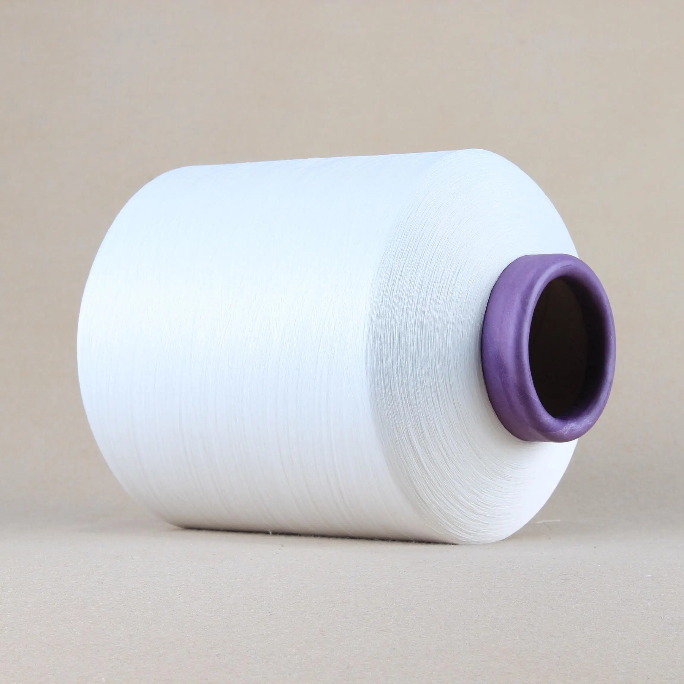 Raw High Stretch Single Covered Polyester Spandex Covered Yarn Socks Yarn