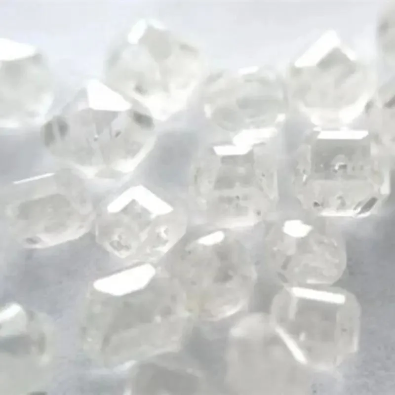 Natural de diamantes en bruto de gran tamaño único de Diamante gris áspero sin cortar cordones sueltos 3mm 4mm