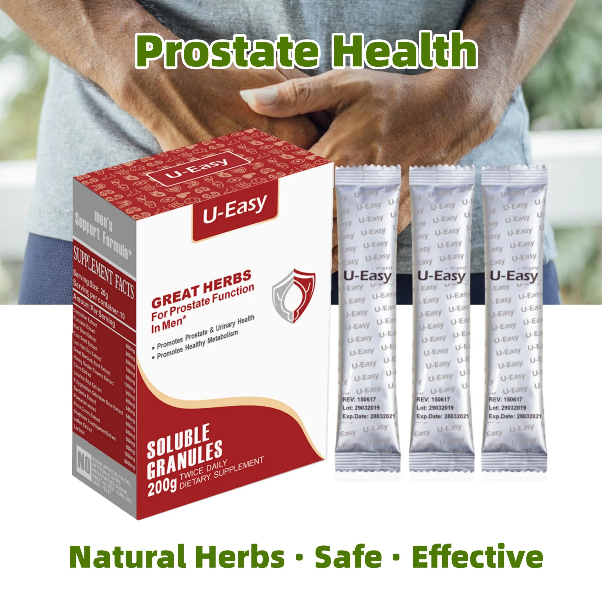 Herbal Drink Solution for Prostatitis Frequent Urgent Painful Urination Ejaculation Dysfunction