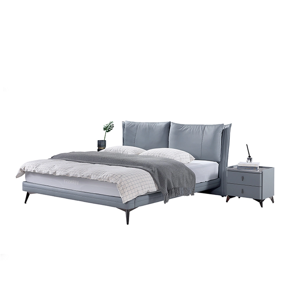 Modernes Bett-Design Bett Kingsize Gepolsterte Schlafzimmer Möbel Set Doppelbett