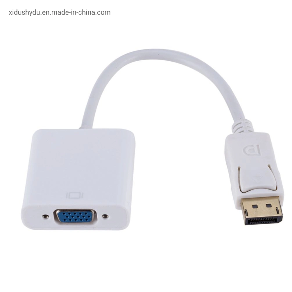 0.23m ABS Shell Can Be Customized with Logo. Male-Female 1080P 60Hz Adapter Cable Dp to VGA