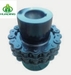 Huading Gl Type Roller Chain Couplings Duplex Chain Cover Transmission Industrial Coupling