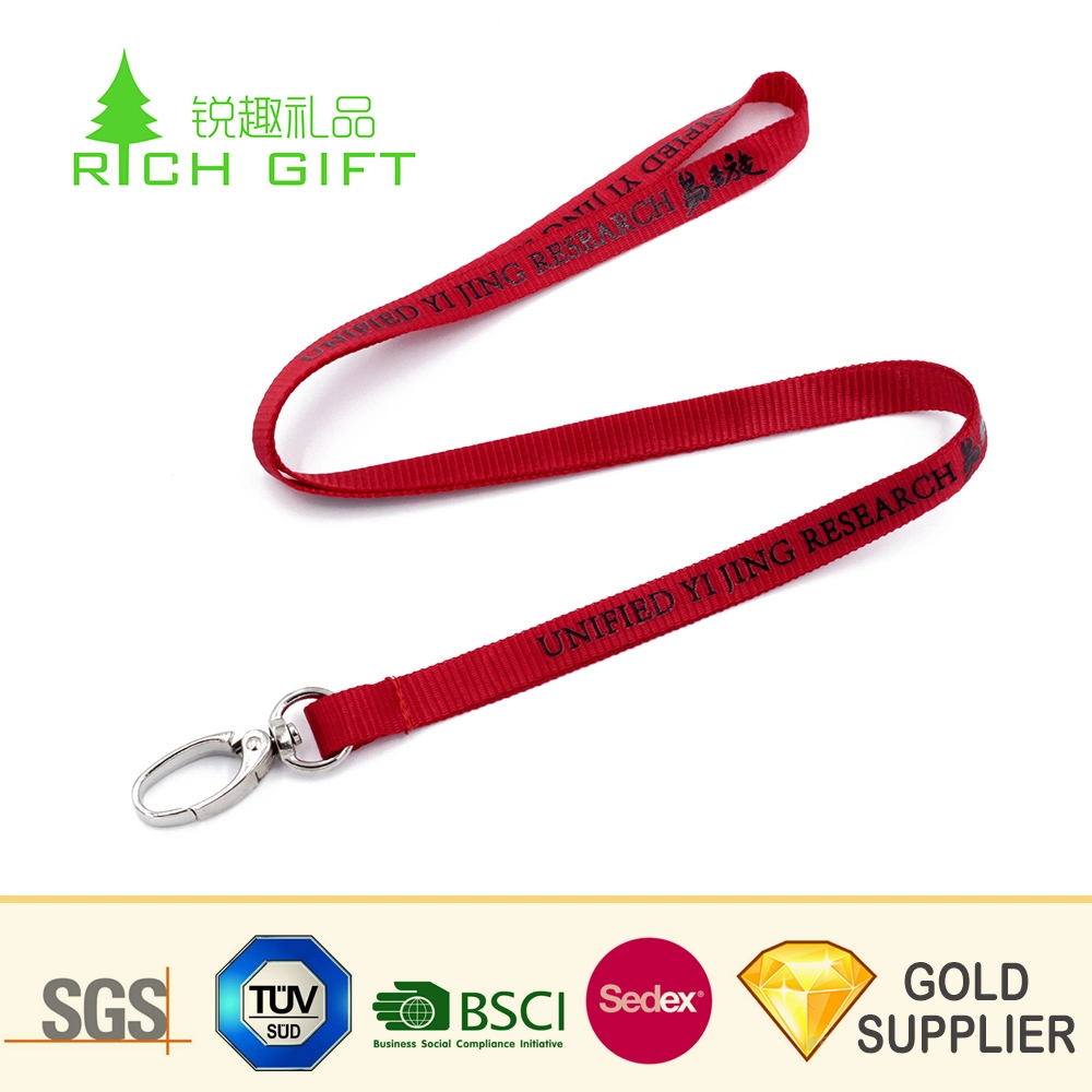 Wholesale Custom Flat Polyester Plain Sublimation Printing Nurse Lanyard with Card Holder No Minimum Order