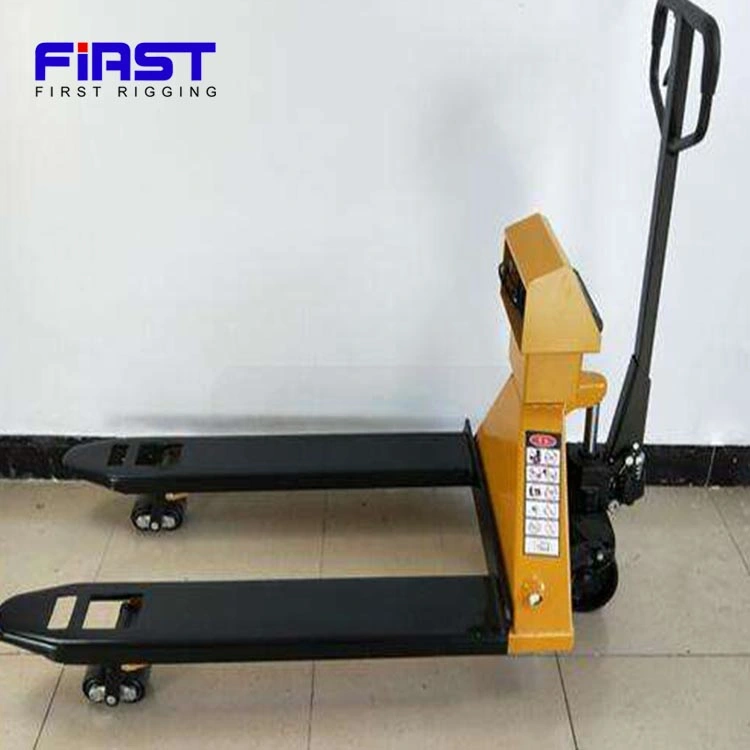 Hot Sale High quality/High cost performance 2000kg Weight Hand Pallet Truck with Scale