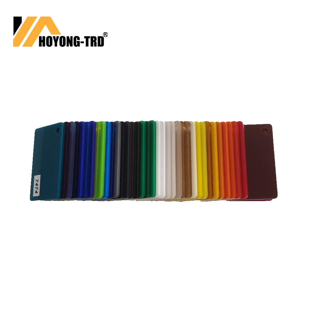 0.12 Inch Thick Acrylic Sheets Colorful PMMA Panels