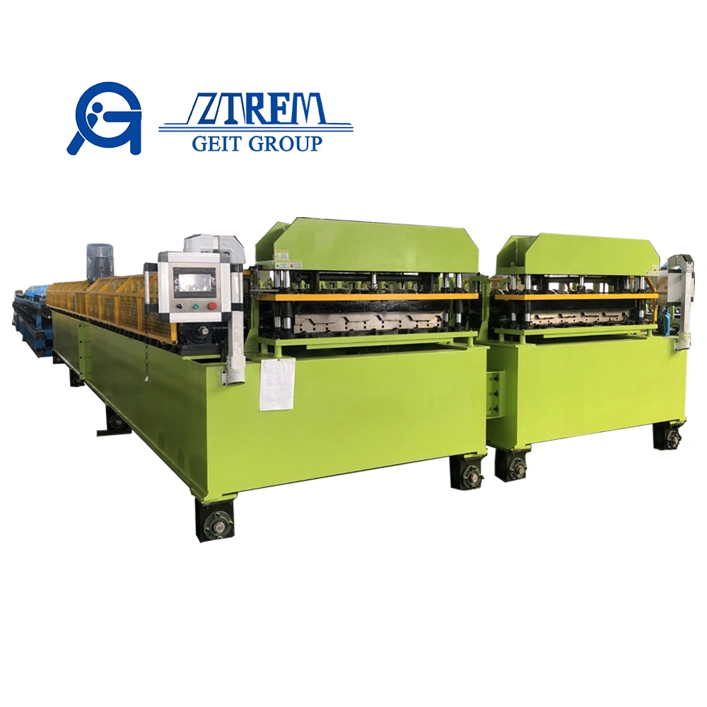 Trapezoidal Shape Roofing Sheet Making Machine Trapezoidal Roof Panel Roll Forming Machine