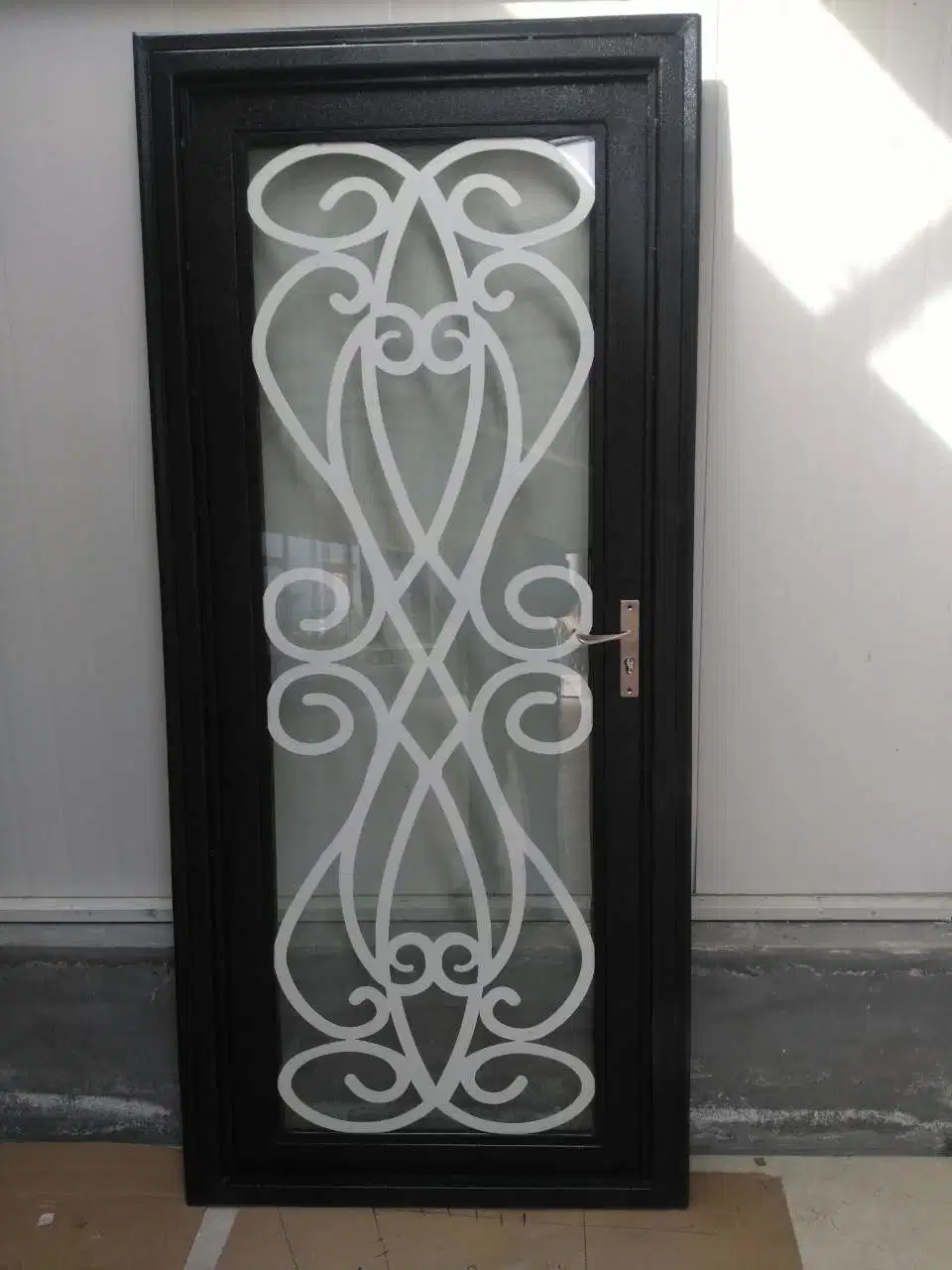 Decoration 1600*2300mm Galvanized Power Coated Wrought Iron Entrance Gate