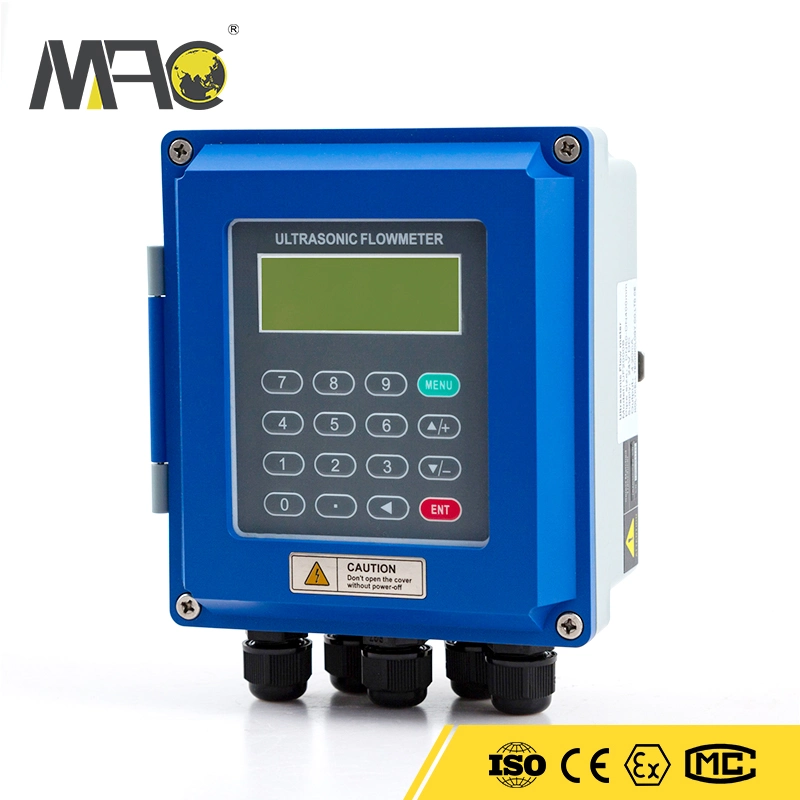 Macsensor Wall-Mounted Type Flowmeter Ultrasonic Flow Sensor