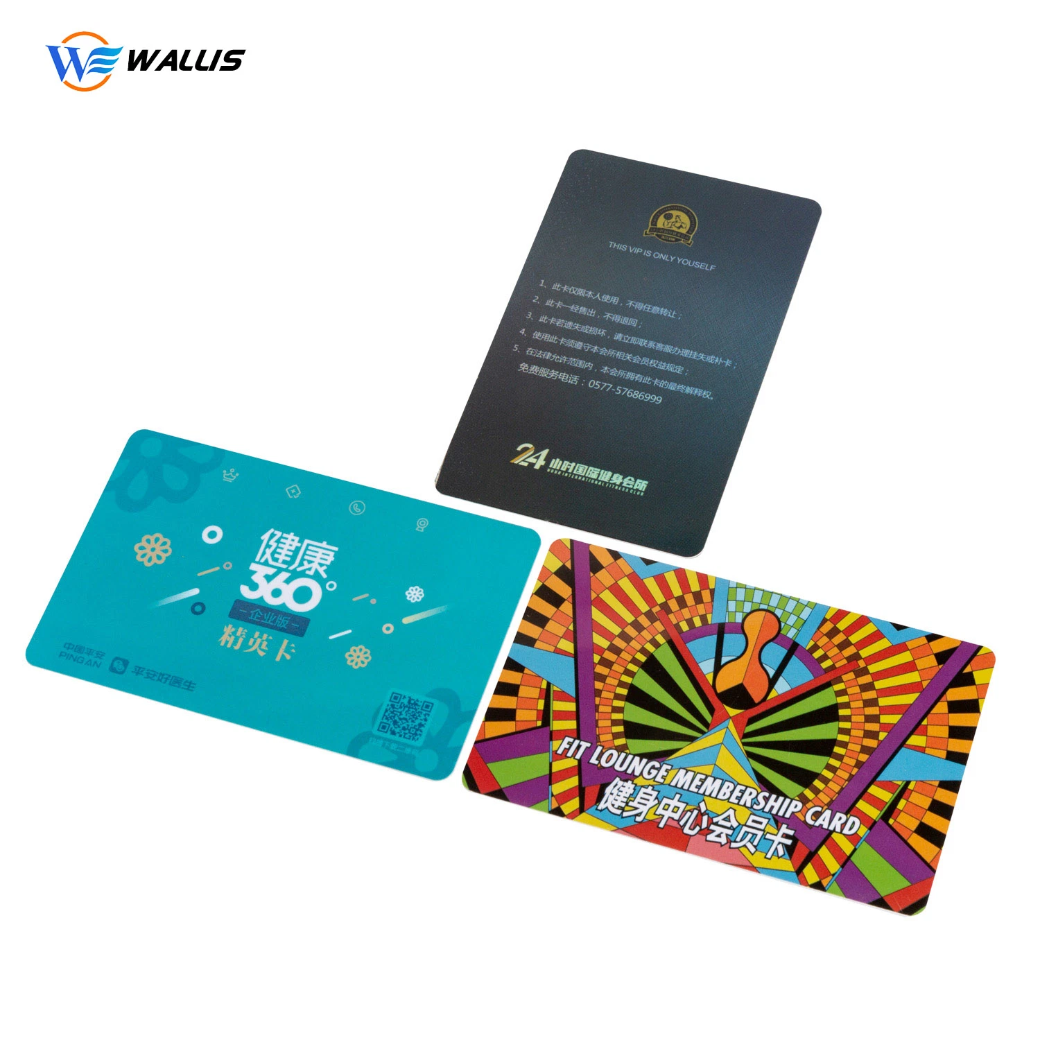 Custom Made Matte Frosted Finish Supermarket Gift Card, NFC Smart RFID Pet Crystal Card Keyfob Card