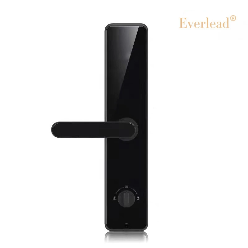 Hot Sale Tuya APP Remote Control Black Fingerprint Door Lock Password Unlocking Keyless Electronic Door Lock Biometric Smart Lock