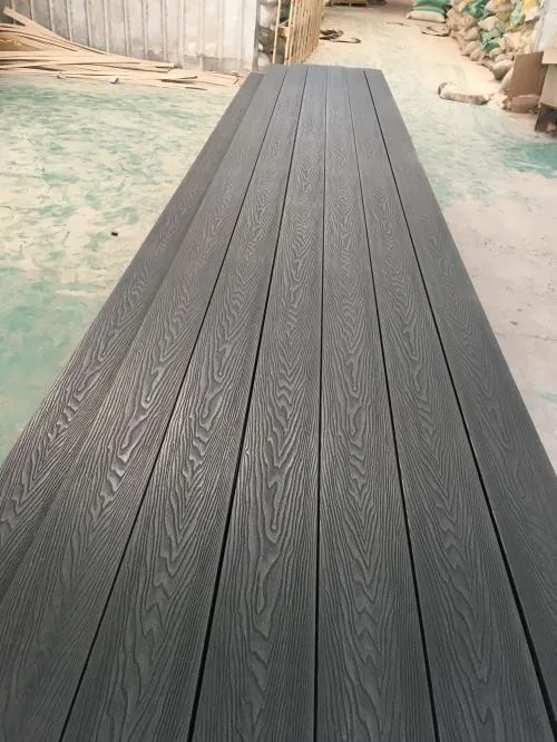 Outdoor Wood Plastic Embossed Wood Grain WPC Decking Composite Outdoor Flooring