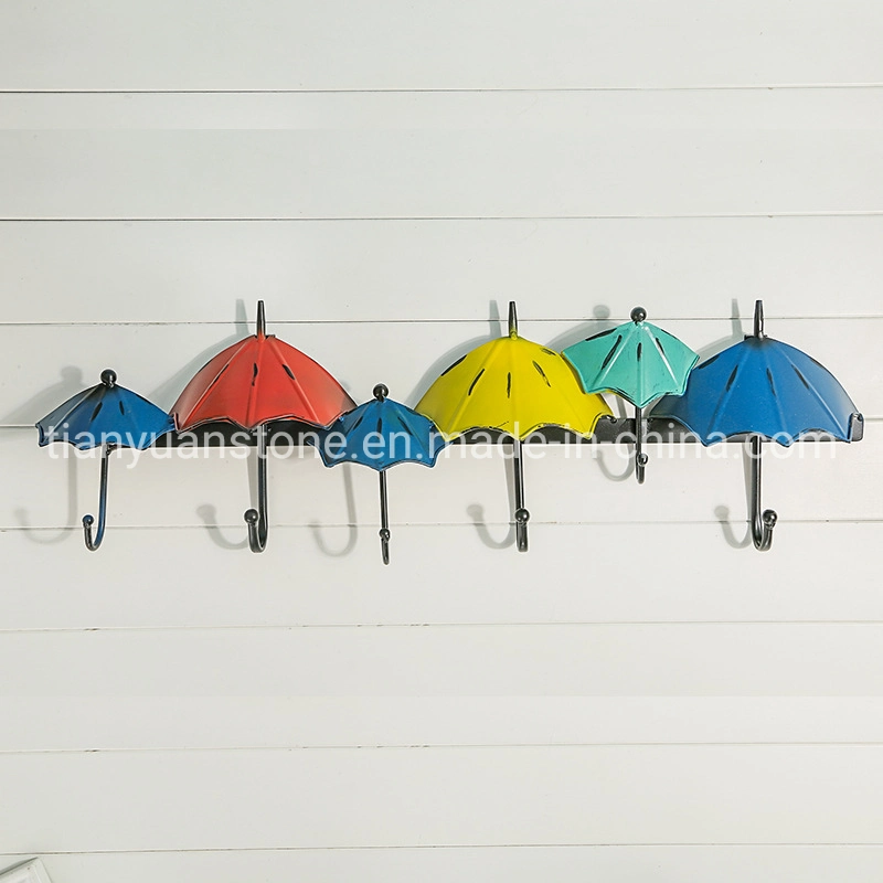 Amazon утюг искусства зонтик Flower Pot монтаж на стене оборудование сад подвесной металлические устройства обработки пользовательских рабочих