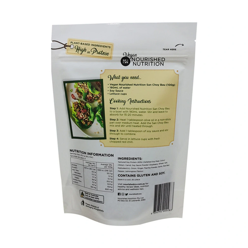 Mst Biodegradable Food Grade Stand up Pouch