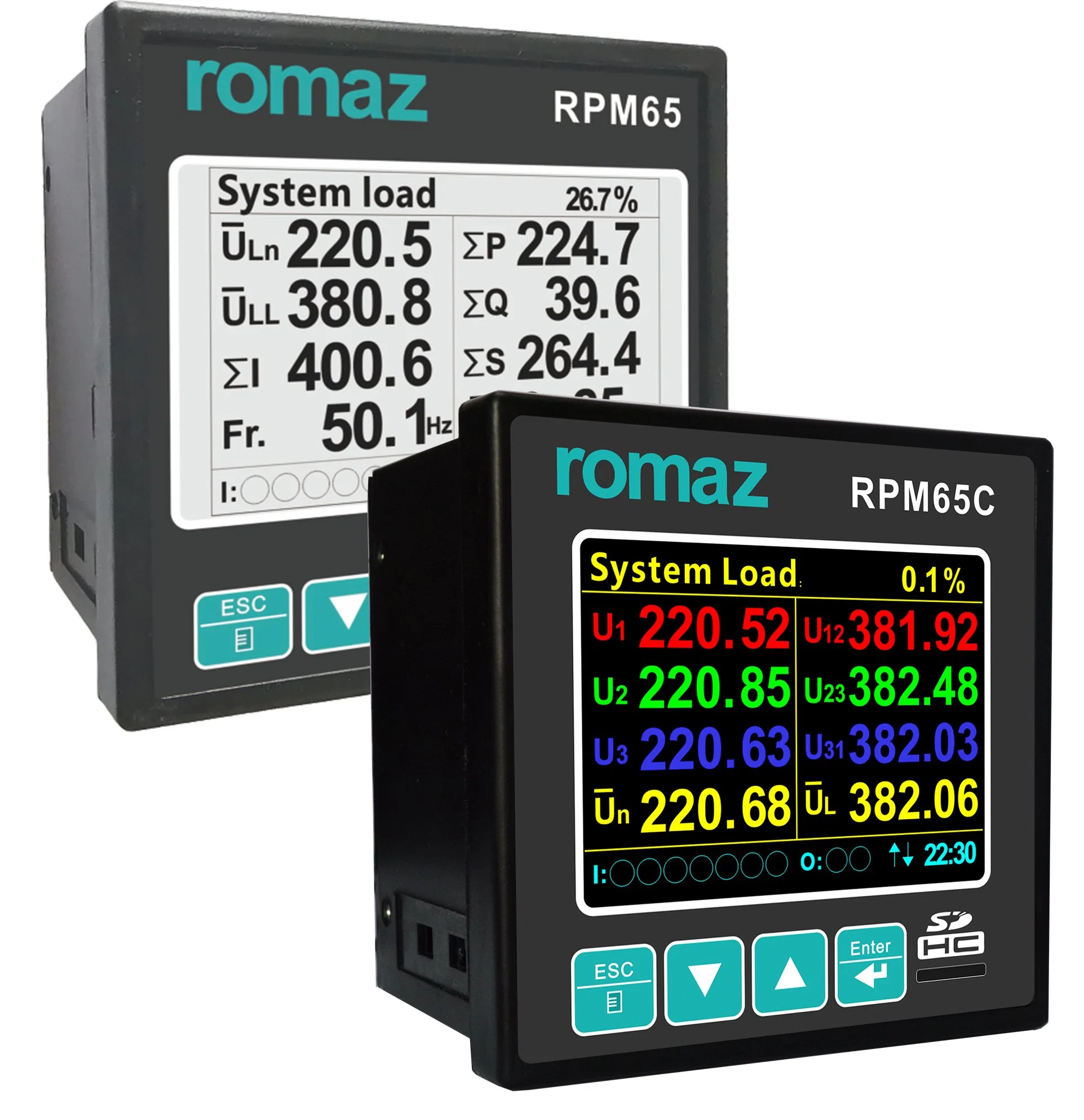Rpm65/65c Power Quality Analyser Network Analyzer Power Meter Multi Meter