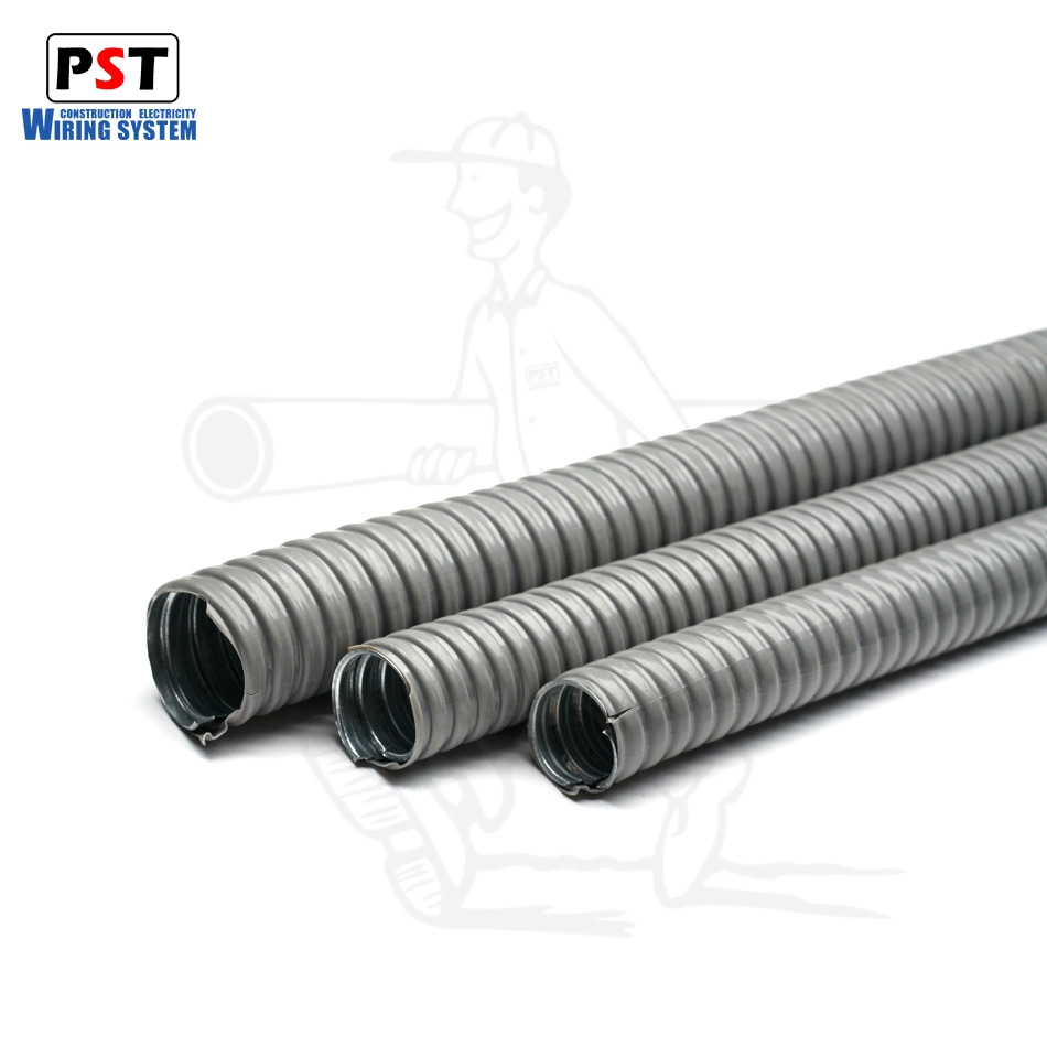 PVC Coated Galvanized Flexible Corrugated Metal Conduit Pipe/Tube