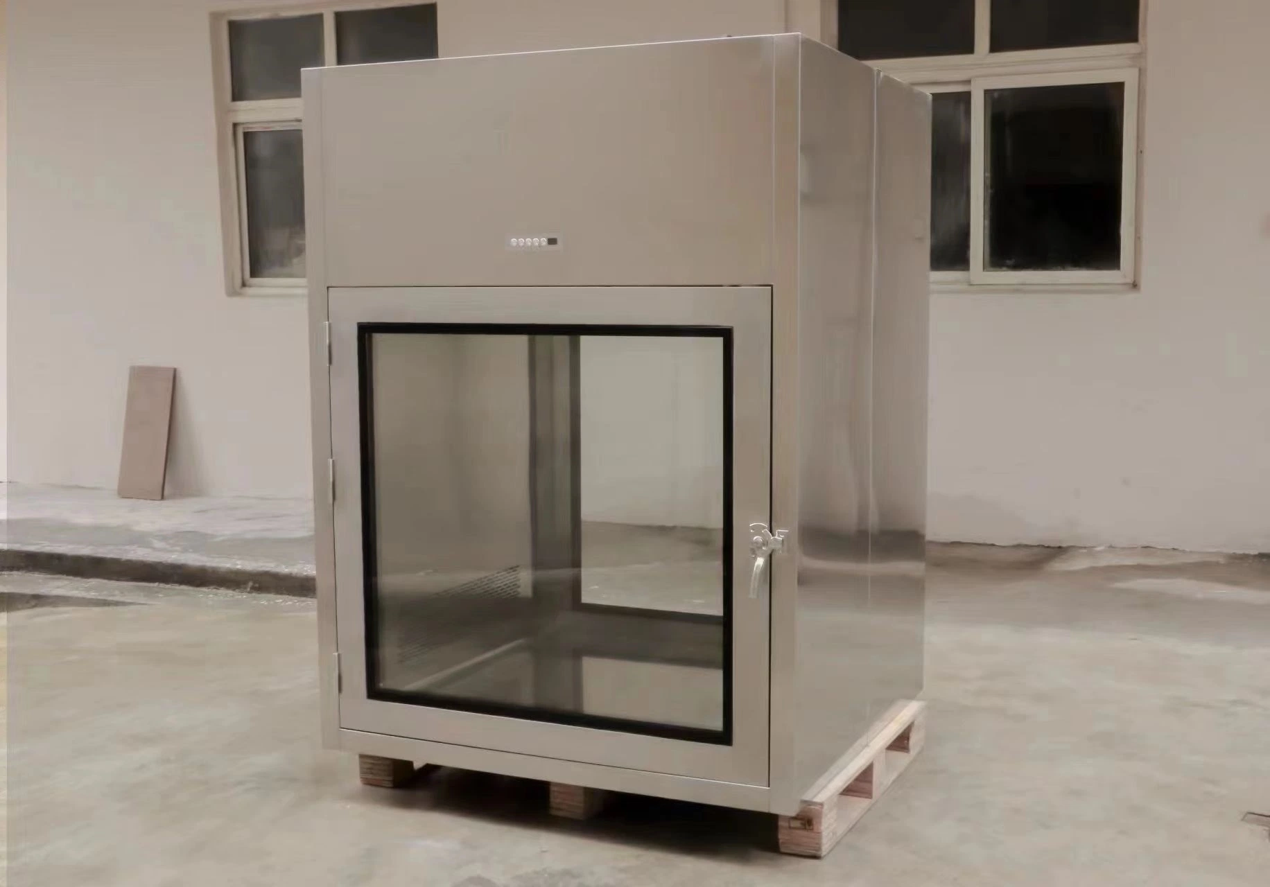 Class 100 Dynamic Cleanroom with HEPA Filter and UV Lamp Transfer Window Pass Box