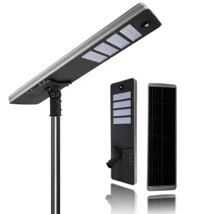 IP67 30W 120W 60w exterior impermeable, Todo en Uno LED integrado Garden Street Road Inicio Panel de Luz Solar con batería de litio y