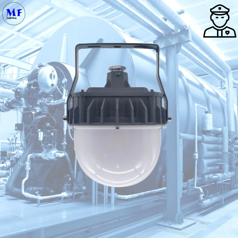 Factory Price Oil Gas Industrial LNG Chemical Plant Mining Chemical Industrial Marine Vessel Pumping Station Metal Smelting Atex 60W Explosion Proof Light